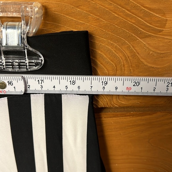 INC International Concepts Womens Striped Wide Leg Pant Black White Heritage‎ XL - Picture 2 of 11